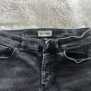 DL1961 Men's Cooper Relaxed Smoke Gray Skinny Fit Jean  32